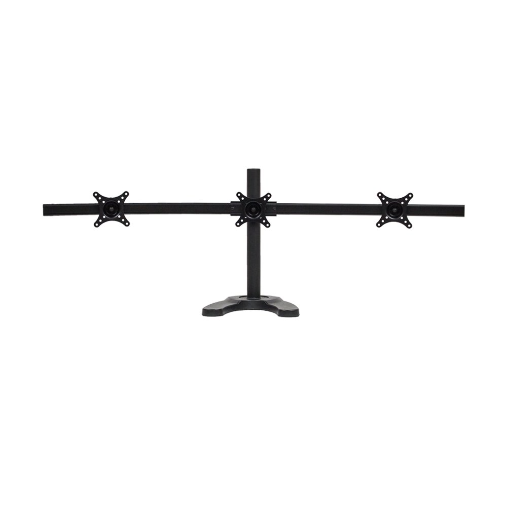 NavePoint Triple LCD Curved Monitor Mount Stand Free Standing With ...