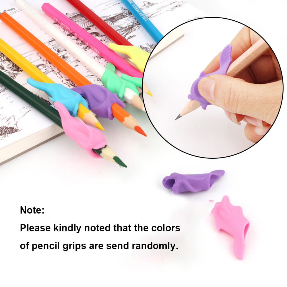 Pencil Grips,Tanbt for Kids Handwriting Fish Dolphin Training Grip Holder Pen Cl 