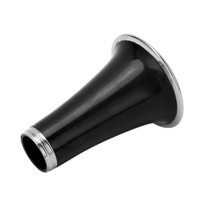 ABS Clarinet Bell, Metal Ring Clarinet Speaker Horn Tube Wind Instrument Accessory for Wind Instruments