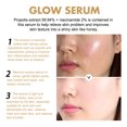 GLOW SERUM， Propolis nicotinamide Light Essence Firming Skin