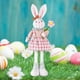 thumbnail image 4 of Lindo conejito de peluche rosa de Pascua (55 x 15 cm), con patas retráctiles. Adornos de conejito de Pascua. Figuras de conejito de Pascua para decoración del hogar., 4 of 6