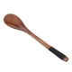 thumbnail image 2 of 5 uds cucharas de madera ambiental mango largo semicírculo madera de haya pequeñas cucharas de madera para comedor, 2 of 5