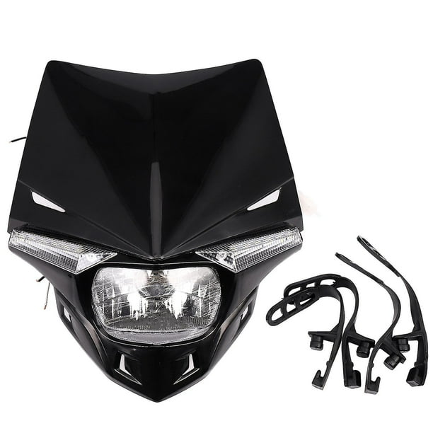 Faro Universal para motocicleta, luz frontal deportiva Dual para moto de cross y Motocross, Compatible con Exc Sxf Xc Mx Smr Endu