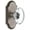Gray, variant on Grandeur Provence Crystal Door Knob with Arc Plate