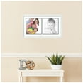 thumbnail image 2 of ArtToFrames Collage Photo Picture Frame with 2 - 11x11 Openings, Framed in White with Super White and Black Mats (CDM-3966-40), 2 of 8