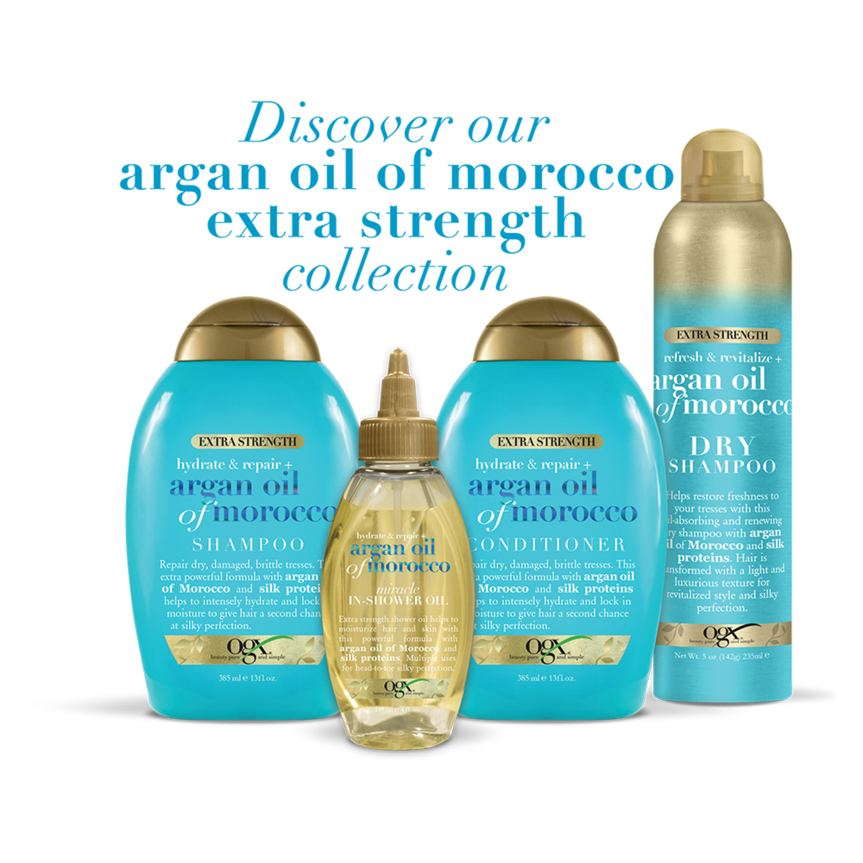 OGX Extra Strength Refresh & Revitalize + Argan Oil of Morocco Dry Shampoo 5 oz - image 4 of 5
