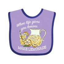 Inktastic When Life Gives You Lemons, Make Lemonade Boys or Girls Baby Bib