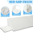 thumbnail image 4 of Bed Wedge Pillow - Headboard Pillow Fill The Gap 0-8" Between Headboard and Mattress, White, M, 4 of 6
