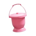 thumbnail image 3 of Garende Portable Adult Urinal Bucket Container with Lid Toilet Bottle Sturdy and Durable Pink, 3 of 8