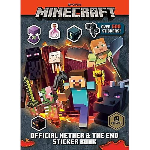 Minecraft Officiel le Nether et l'Autocollant de Fin Livre (Minecraft)