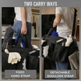thumbnail image 6 of SUMMIT Wearable Cleaning Caddy Organizer with Handle & Shoulder Straps for Housekeepers, Under Sink & Car Cleaning Tool Organizer Bag with 4 Foldable Dividers (Black), 6 of 14