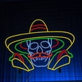 thumbnail image 3 of Handmadetneonsign Taco Neon Sign, Mexican Restaurant Wall Art Decor, Mexican Restaurant Wall Decor, 3 of 5
