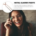 thumbnail image 3 of HLONK 1 Paire de Lunettes de Remplacement Branches Métalliques Bras Pièces, 3 of 7