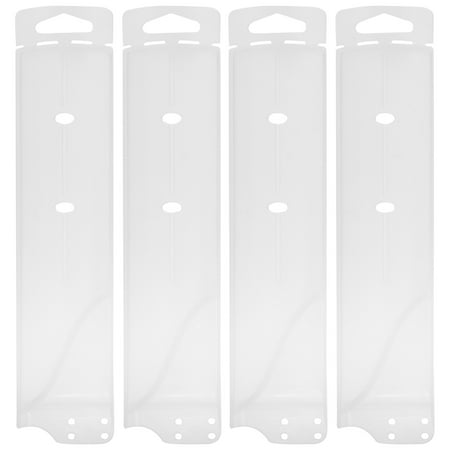 

4pcs Kitchen Knives Protective Sleeves Professional Cutter Guards (White)
