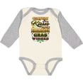 thumbnail image 3 of Inktastic Mardi Gras Wishes Cajun Kisses Boys or Girls Long Sleeve Baby Bodysuit, 3 of 5