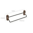 thumbnail image 3 of Fufafayo under $5 Double Towel Bar, 11Inch, Towel Racks for Bathroom, Wall Mount Bathroom Towel Holder, Stainless Steel Bathroom Towel Rack, Towel Rod Double Towel Hanger, 3 of 8