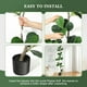 thumbnail image 4 of Yeshouse Higuera artificial de 1,5 m, forma en S, maceta negra, planta decorativa para interior/exterior, 4 of 6