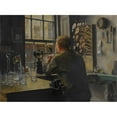thumbnail image 3 of Charles Frederic Ulrich 24x19 Black Modern Framed Museum Art Print Titled - The Glass Engraver&nbsp; (1883), 3 of 5