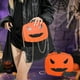 thumbnail image 1 of Bolso Bandolera de Calabaza de Halloween | Bolso de Hombro de Piel Sintética para Mujer | Negro, Morado, Naranja, Blanco, Rosa | 21,8 X 17,8 X 7,4 Cm | para Uso Diario y Casual, 1 of 6