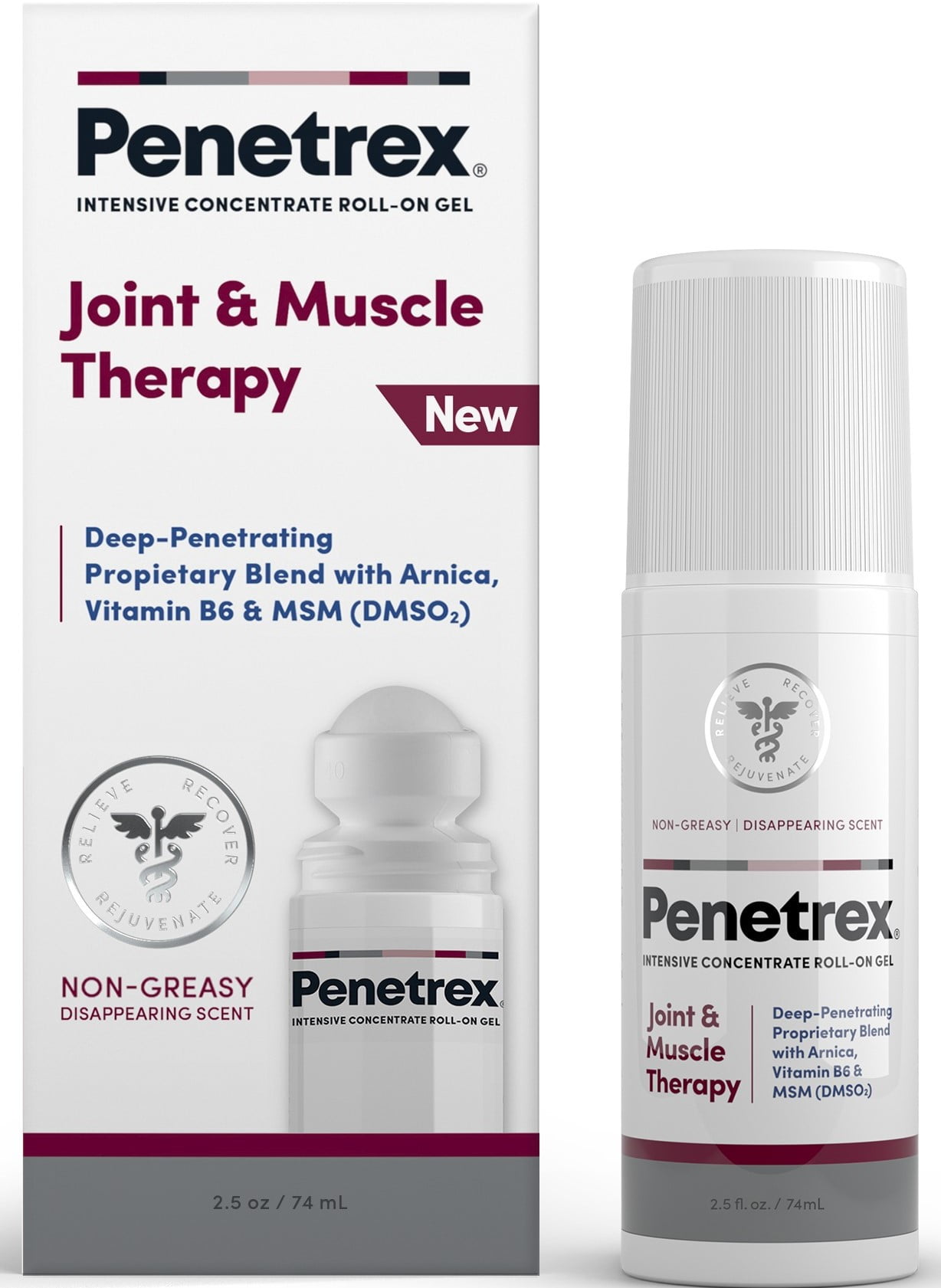 NEW Penetrex Soothing Joint & Muscle Pain Relief Cream with Hemp & Men