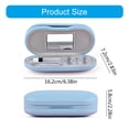 thumbnail image 3 of Mirrored Lenses Box Container Travel Kits Solid Color Lenses Box Removable Box Glasses Accessories, 3 of 9