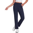 thumbnail image 1 of Pantalones BALEAF para mujer, con forro polar, impermeables, color azul marino, talla L, 1 of 7