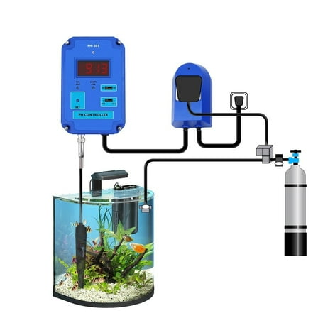 PH-301 Digital PH Controller PH Meter Water Purity Tester Acidity Detector for Aquarium Pool ,Multifunctional