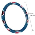 thumbnail image 4 of Tiny Teeth Printed 14.5 Inch PVC Leather Steering Wheel Covers for Car Wheel Styling - Auto Accessories and Steering Wheel Cover, 4 of 6