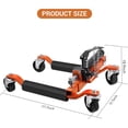 thumbnail image 2 of Mescukay Car Wheel Dolly Set of 2, 1500LBS Capacity Car Dolly with Hydraulic Tire Jack for Vehicle Positioning for Truck RV Trailer, 2 of 6
