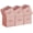 Jelly Pink, variant on Storage Cubes, 11-Inch Non-Woven Fabric Bins with Double Handles, Set of 6, Foldable Closet Organizers for Shelves, Clothes Storage, Durable and Lightweight, Gray