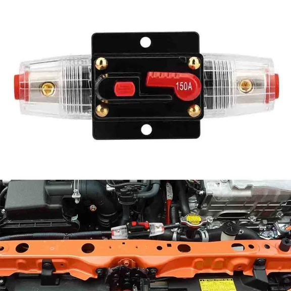 150Amp 12V Car Stereo Audio Circuit Breaker Fuse Inline Replace Reset For Marine
