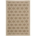 thumbnail image 4 of SAFAVIEH Courtyard Allison Oriental Indoor/Outdoor Area Rug, Brown/Bone, 6'7" x 6'7" Round, 4 of 10