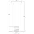 thumbnail image 2 of Sonneman 3061.01-FC25 Alc 1 Light 12" Tall Integrated Led Flush Mount Ceiling Fixture -, 2 of 2