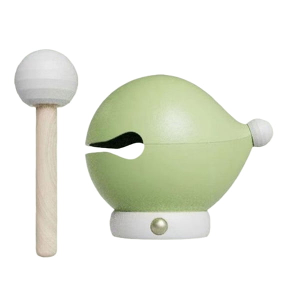 Yuarrent Pez de madera que golpea la luz linda y presiona el modo interactivo ligero y táctil que reduce el estrés Iluminación y accesorios verde