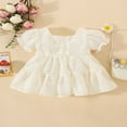 thumbnail image 3 of Robe d'Été pour Filles Manches Courtes Bouffantes Cerise Robe Princesse, 3 of 9