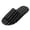 A01 Black, variant on House Shoes for Women and Men Open Toe Classic Striped Pattern Cotton Blend Breathable Sweat Absorbing Anti Slip Bottom Indoor Bedroom Slides Unisex Casual Home Scuffs