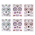 thumbnail image 1 of 6pcs Halloween Facial Stickers Party Costume Sticker Facial Makeup Sticker, 1 of 7