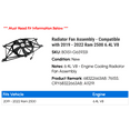 thumbnail image 2 of Radiator Fan Assembly - Compatible with 2019 - 2022 Ram 2500 6.4L V8 2020 2021, 2 of 3