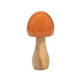 thumbnail image 5 of Home Decor Mushroom Sculpture for Shelf Decor or Coffee Table Decor - Decorative Ornaments for Living Room, Bathroom or Office Decor - Modern Room Accent Statue for Any Space, 6", Orange, 5 of 9