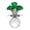 Green, variant on Z52LingLing Decoration Eternal Crystal Rose Flower Figurine Valentine Anniversary Gift Rose Gold