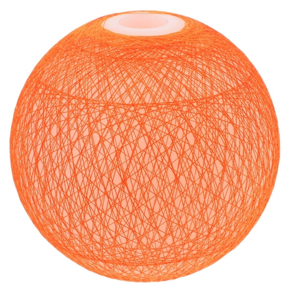 WRITWAA Round Ball Orange Plastic Lamp Shade for Pendant Lamp G9 Thread