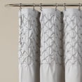 thumbnail image 5 of Lush Decor Bayview Textured Shower Curtain, 72x72, Bleach White, Single, 5 of 7