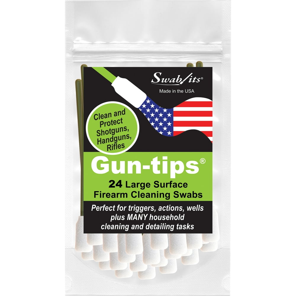 Swabits Guntips 24 Piece Large Surface Cleaning Swabs
