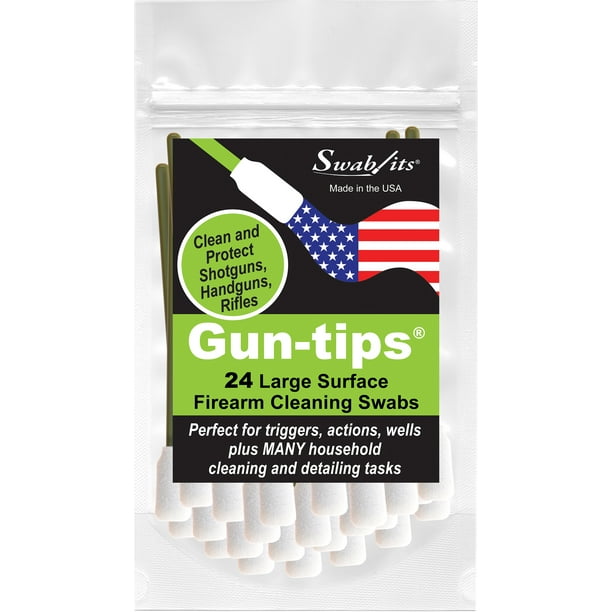 Swabits Guntips 24 Piece Large Surface Cleaning Swabs