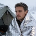 thumbnail image 4 of Emergency Blankets Mylar Thermal Blanket,(10 Pack) of Gigantic Space Blanket 51*82 in. Survival Blankets Camping Gear,First Aid, 4 of 6