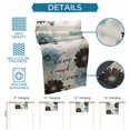 thumbnail image 6 of Turquoise Brown Spring Floral Cotton Linen Rectangle Table Runners 13"x60", Vintage Summerbotanical Coffee Table Runner Dresser Scarves Luxury Table Runners for Wedding Party Banquet Dinner Decor, 6 of 8