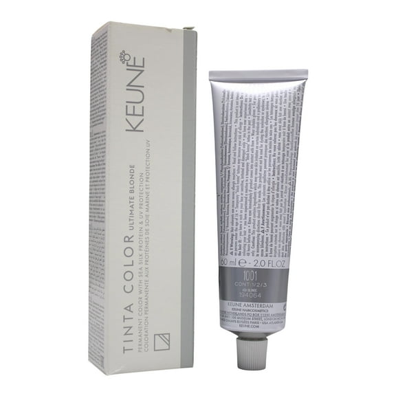 Keune Tinta Color 1001 Permanent Color ASH Blonde 2 Oz
