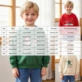 thumbnail image 3 of Gerichy Toddler Baby Boy Girl Christmas Outfit Merry Christmas Letter Sweater Long Sleeve Shirt Sweatshirt Fall Winter Clothes 12M-5T, 3 of 5