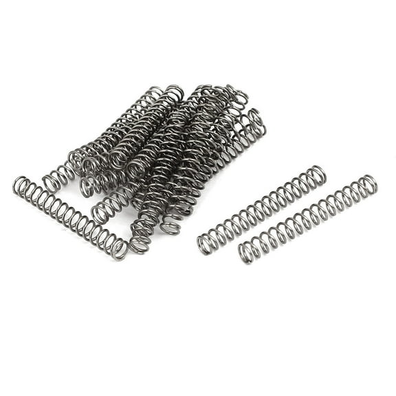 0.5mmx4mmx30mm 304 Stainless Steel Compression Springs 20pcs