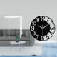 thumbnail image 2 of Mesita de noche de acrílico,Mesa auxiliar de acrílico transparente Mesa auxiliar transparente en capas,Reloj de pared grande,Reloj de pared acrílico silencioso moderno,Reloj de pared grande, 2 of 8